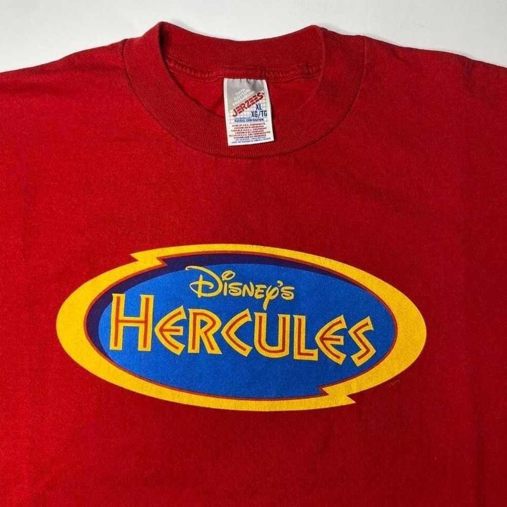Vintage‎ 90s Disney Hercules movie promo shirt XL
